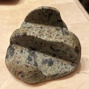 Stone soap holder